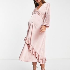 ASOS - Blush Maternity Dress